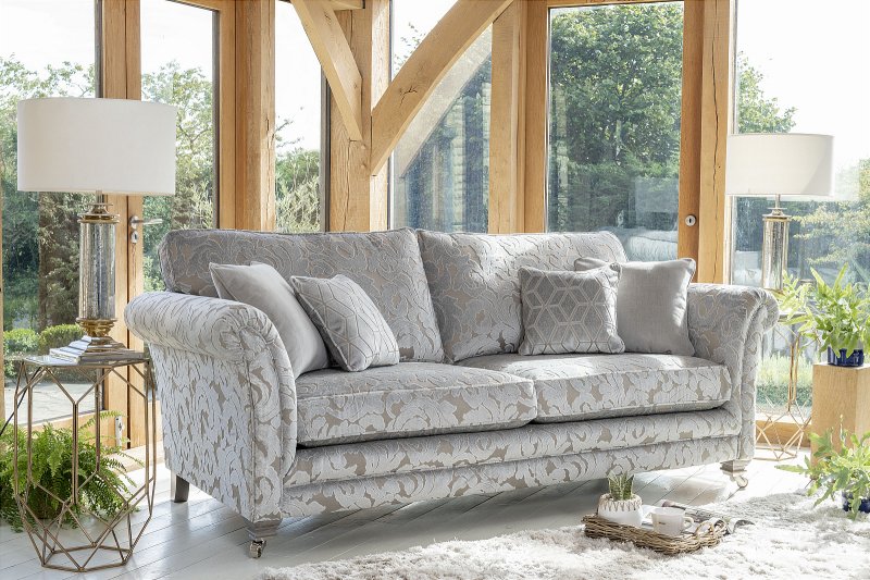 Alstons Upholstery - Lowry 4 Seater Standard Back Sofa